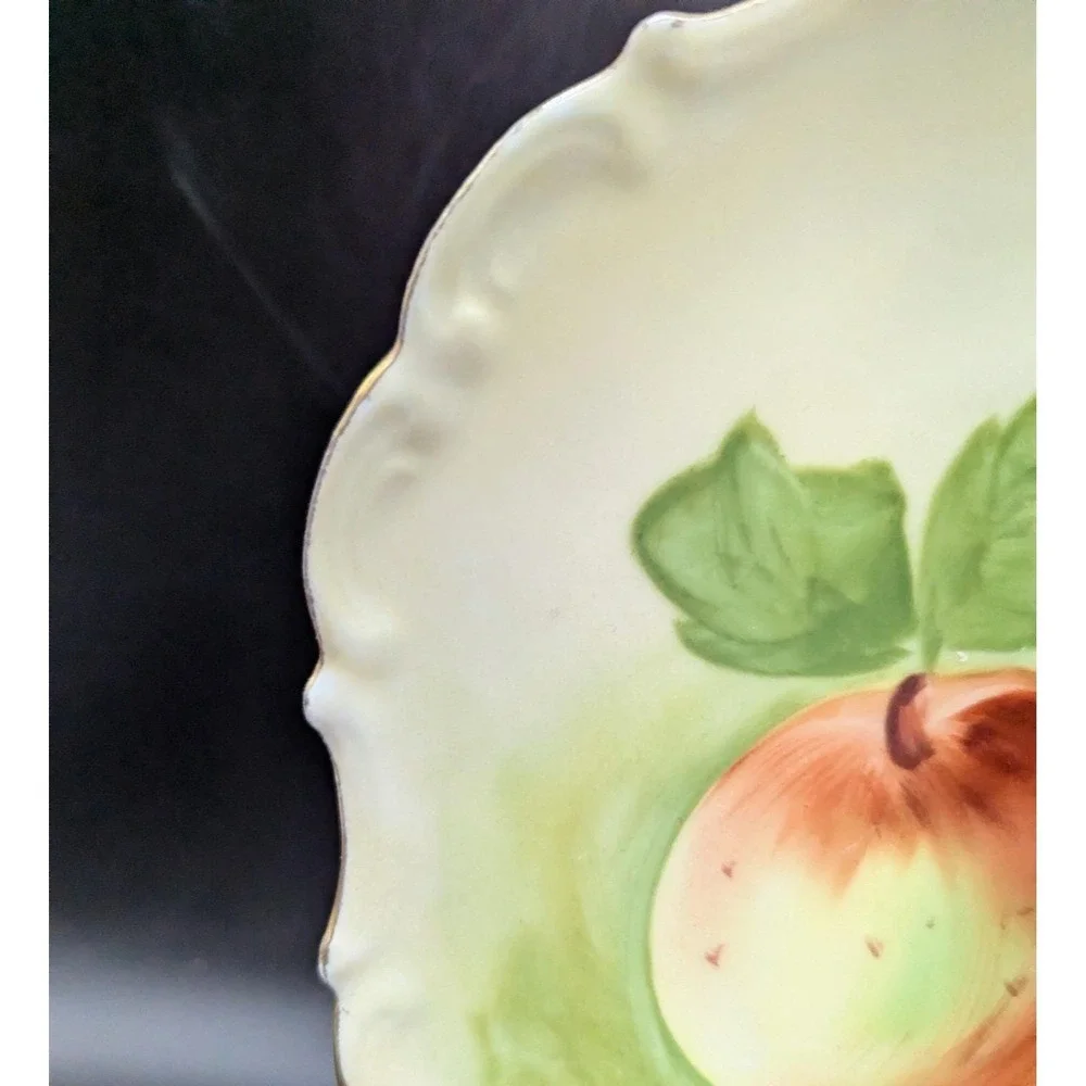 Lovely Antique Limoges LDBC Flambeau France Wall Plate Signed Hand Painted c1890